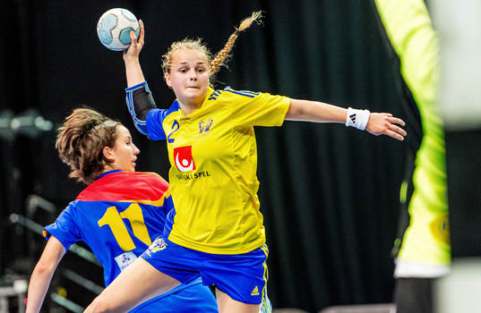 Handboll, Dam, Landslag, U18, Sverige - Rumänien, European