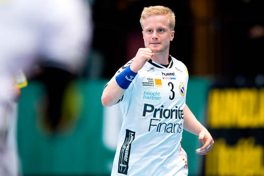 Redbergslids Tobias Östanbäck jublar