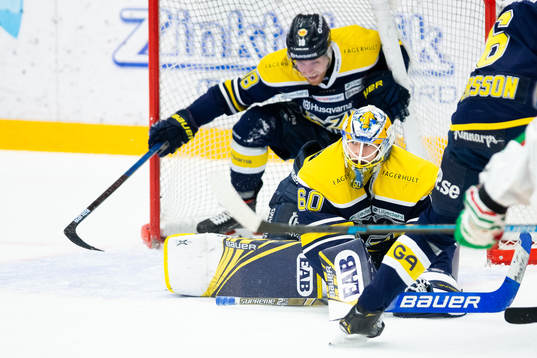 s målvakt Hugo Alnefelt och Joakim Andersson