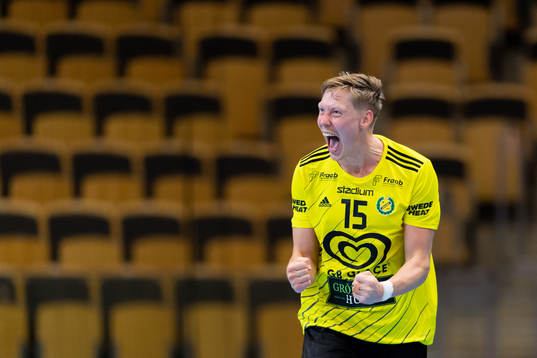 Sävehofs Christoffer Brännerberg jublar