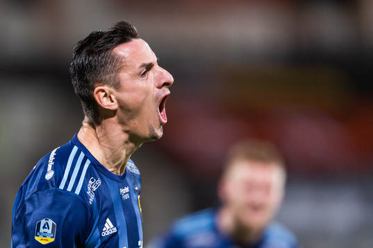 Bläddra bland fler bilder av Fotboll, Allsvenskan, Häcken - Djurgården