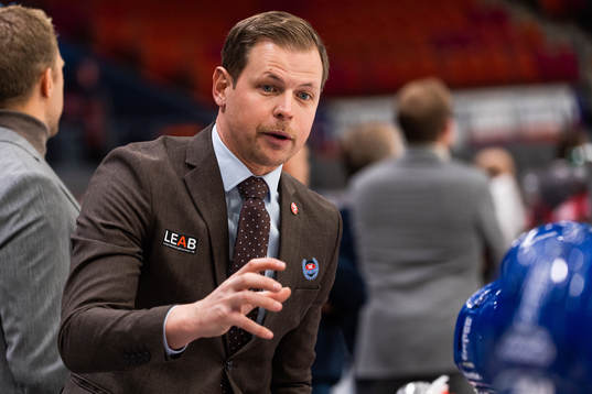 Oskarshamns tränare Martin Filander