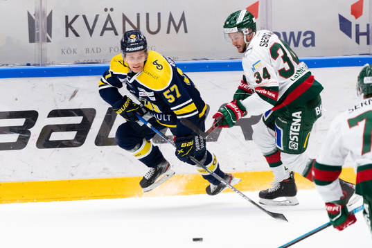 s Anton Wedin och Frölundas Theodor Lennström