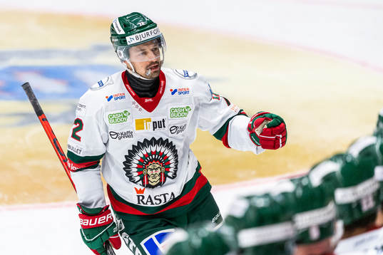 Frölundas Patrik Carlsson jublar