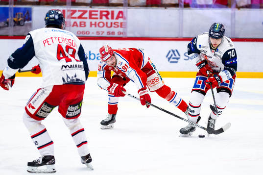Timrås Viktor Lodin och Västerviks Jacob Bjerselius
