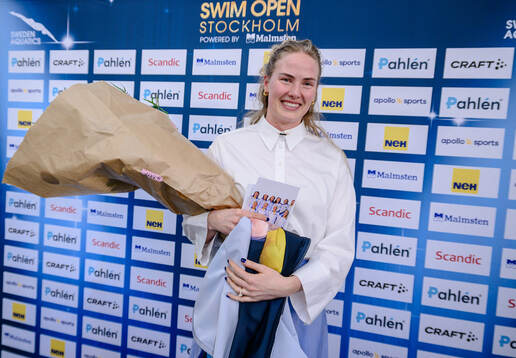 Former swimmer Michelle Coleman is celebrated